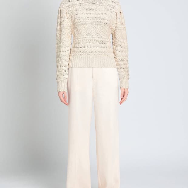 (새제품)Isabel Marant 아이보리 패턴 니트