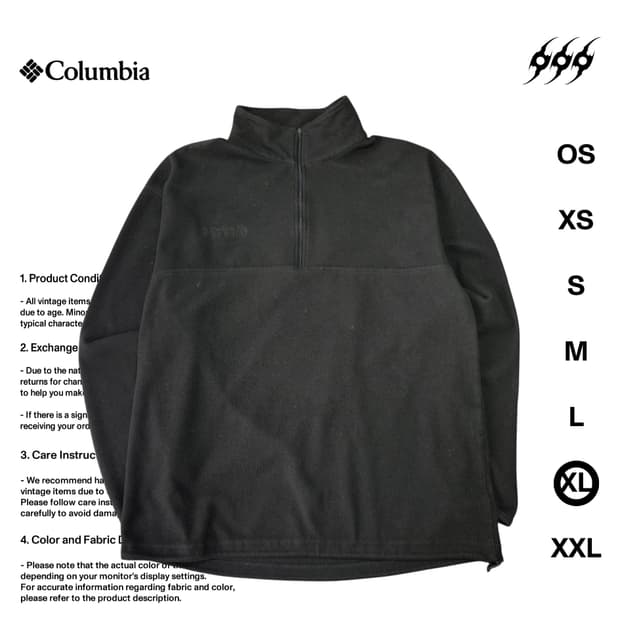 컬럼비아 아노락 XL사이즈 하프집업