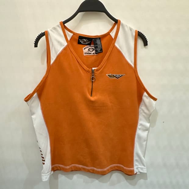 HARLEY-DAVIDSON 할리데이비슨 오렌지 슬리브리스