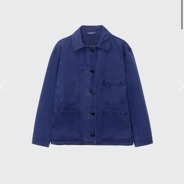 모노하 Cotton Dying Work Jacket (Blue)
