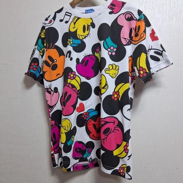 일본 Disney RESORT 미키미니케릭터 반팔티 여성 여유66 남성9