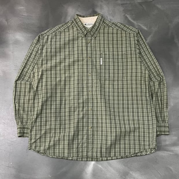  컬럼비아 체크 셔츠 y14972