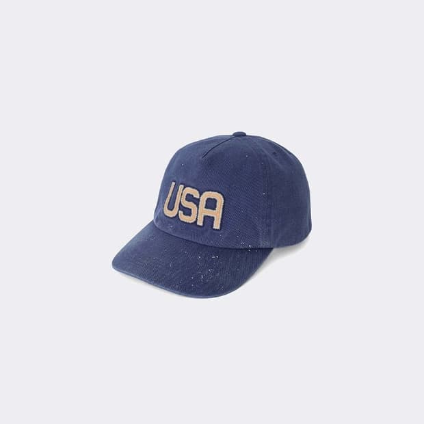 USA trucker cap navy (os)