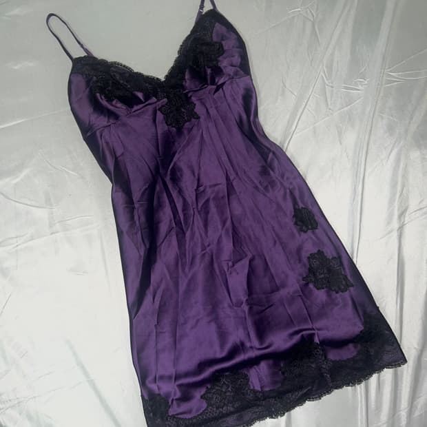✨vintage purple sleep dress punk y2k✨