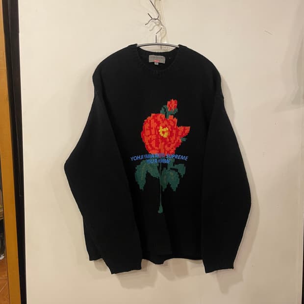 슈프림 요지야마모토 양귀비 니트 L