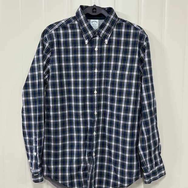 브룩스브라더스 밀라노 체크 셔츠