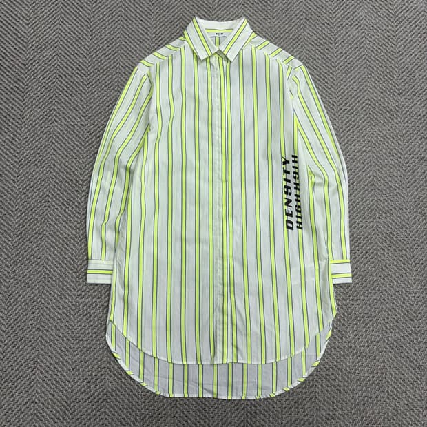 msgm 키즈 12 셔츠 원피스 v4451