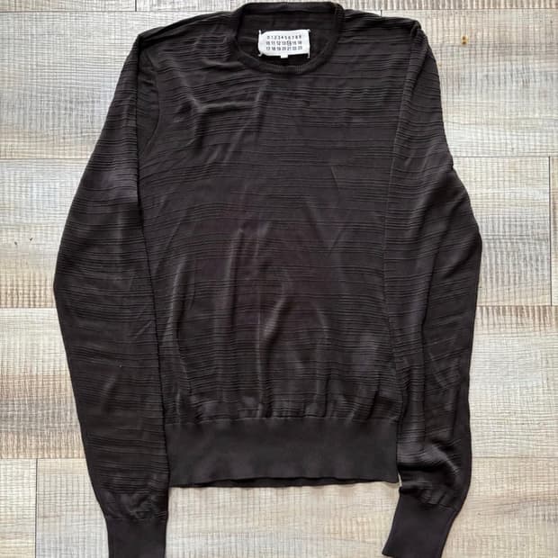 메종 마르지엘라 레이온 니트 스웨터