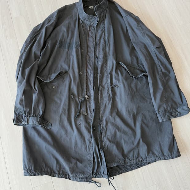 orslow 오어슬로우 m65 피쉬테일 개파카 블랙 3사이즈 노수선