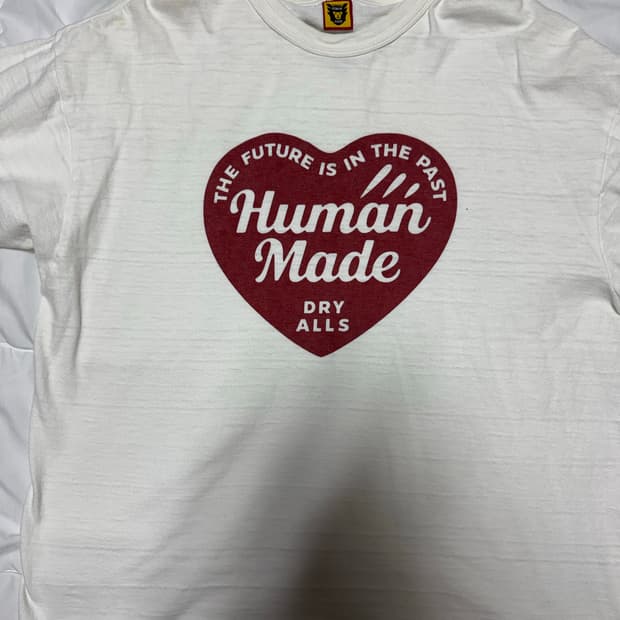 휴먼 메이드 그래픽 티셔츠 #6 화이트