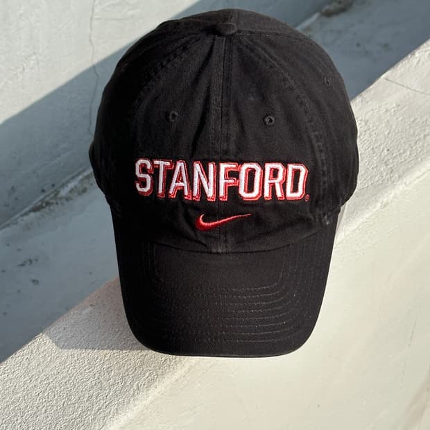 [M-L] 00s 나이키 스탠포드 로고 블랙 볼캡 모자