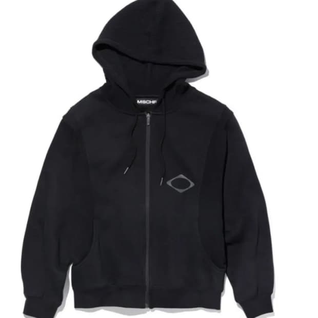 미스치프 롬버스 와플 후드집업