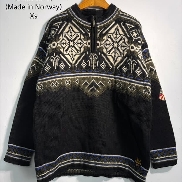 [xs] Dale of norway 데일 오브 노르웨이 반집업 울100%