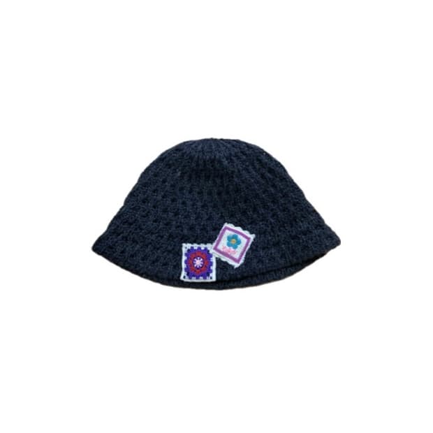 엘케블룸 버킷햇 FLOWER NET CHARCOAL