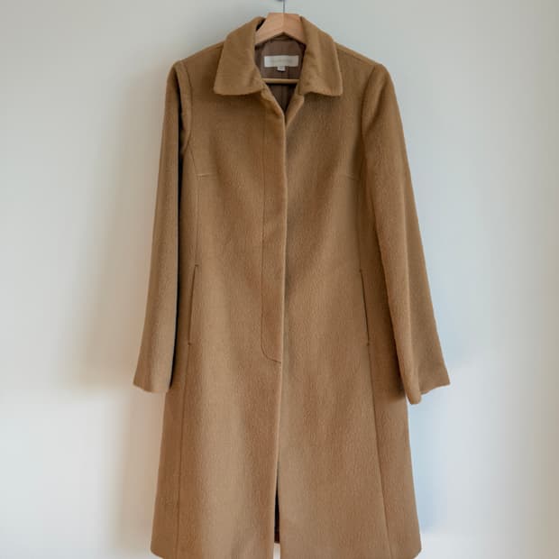 ALAMODE 울 카멜 코트