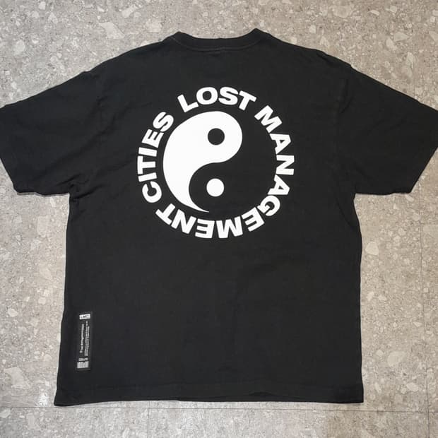 💥LMC 음양 반팔 블랙(M)
