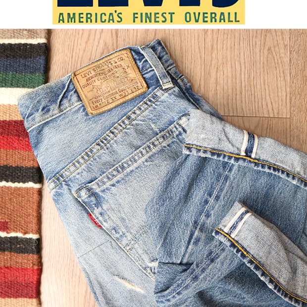LVC LEVIS 리바이스 54 501ZXX 빅E 셀비지 데님 1954년