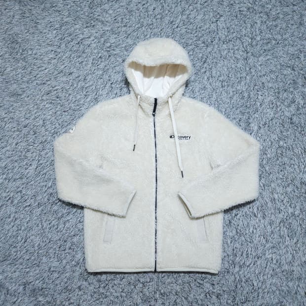 디스커버리)95 남자 뽀글이 후드집업 양털 / 왕눈이샵