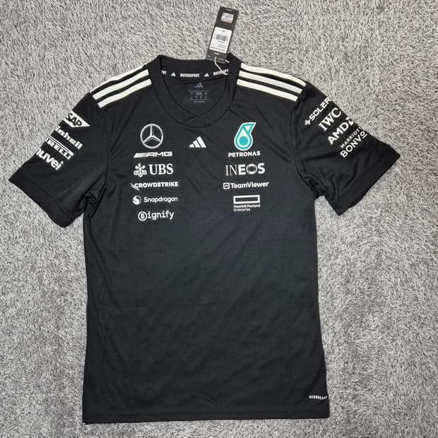 [새상품]아디다스 2025 메르세데스 AMG-F1 반팔티 L
