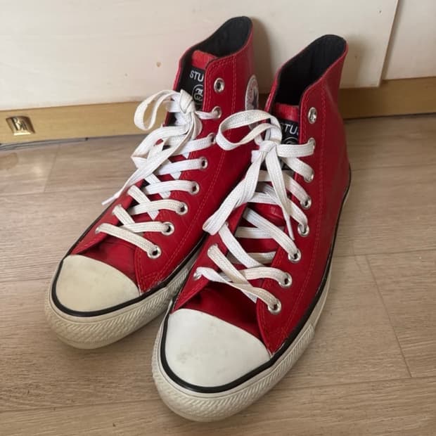 컨버스 x 스투시 척테일러 레더 하이