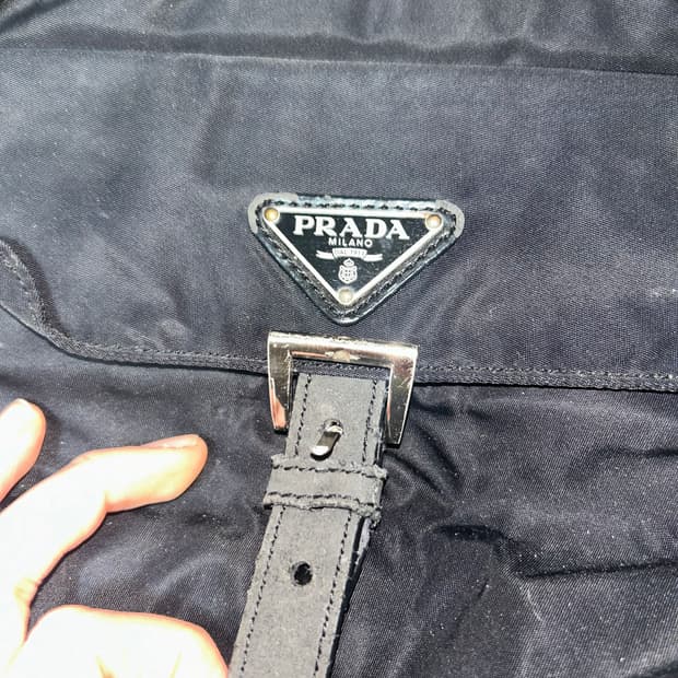 프라다 빈티지 나일론 메신저 백
