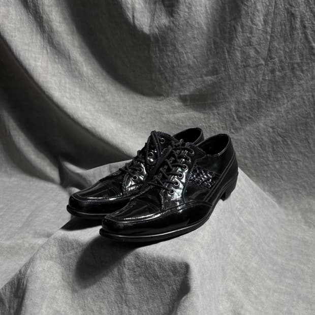 5361 pour les hommes Glossy Enamel Shoes
