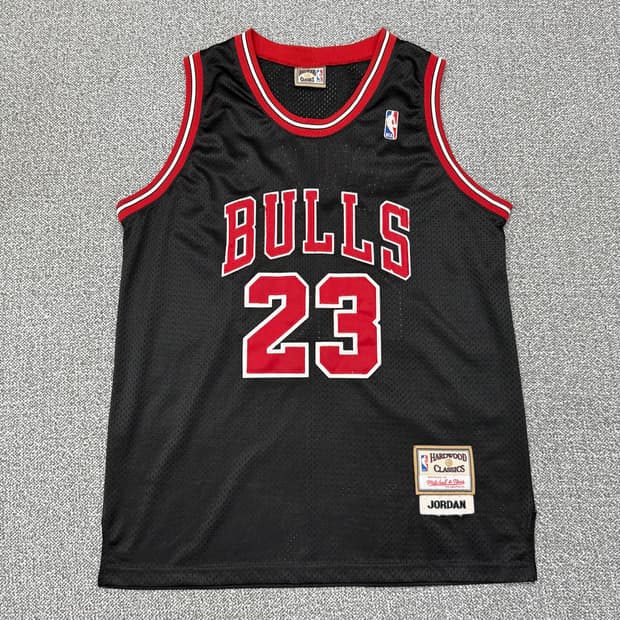 XL NBA 하드우드클래식 시카고불스 농구팀 23 조던 마킹 유니폼 져지