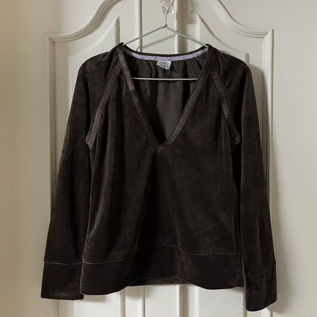 vintage velvet top[Adidas]