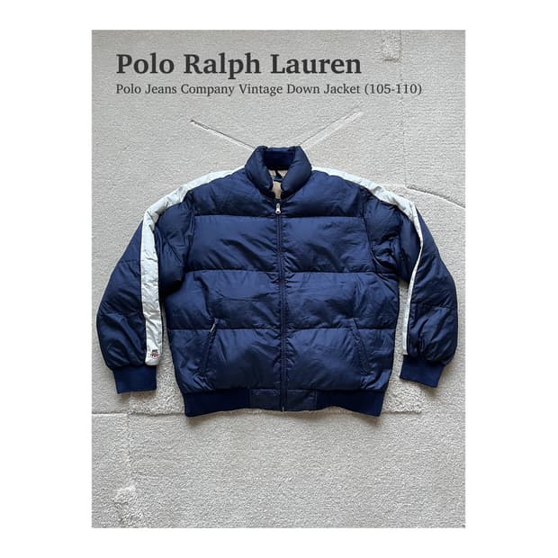 폴로 랄프로렌 빈티지 다운 패딩 (105-110)