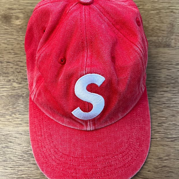 슈프림 S로고 피그먼트 볼캡 23SS