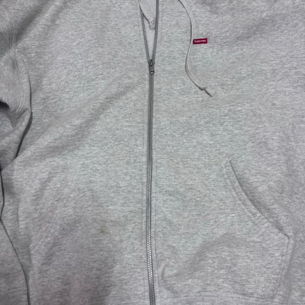 슈프림 스몰 박스로고 후드집업