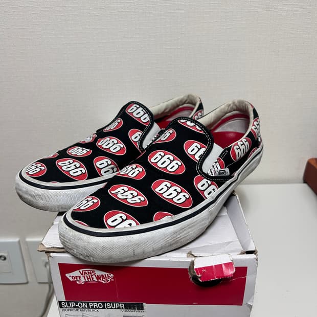 [285] 슈프림 반스 666 슬립온