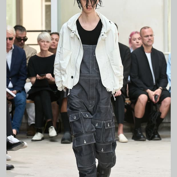 준야 와타나베 24ss 파라슈트 자켓 화이트