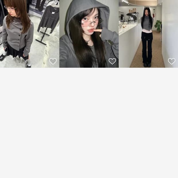 미세키서울 cowl neck 버튼 후드