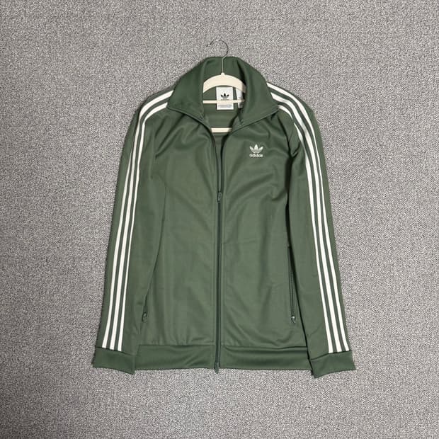 아디다스 베켄바우어 져지 카키 M 트랙탑