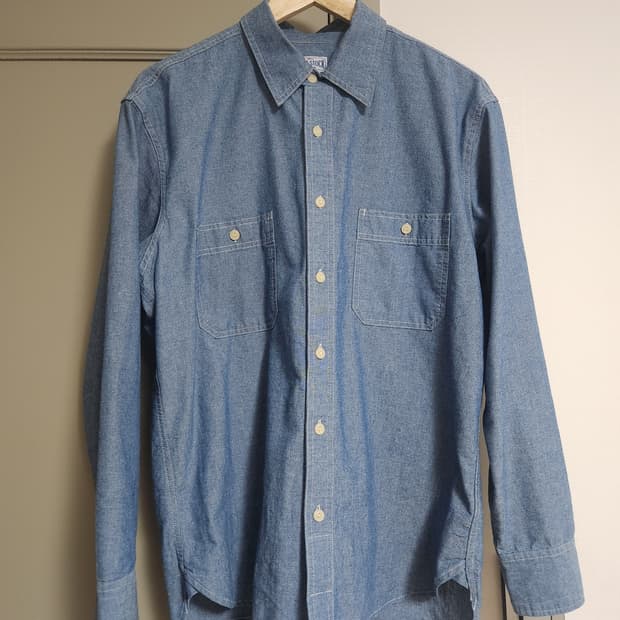 브론슨 샴브레이셔츠 M사이즈