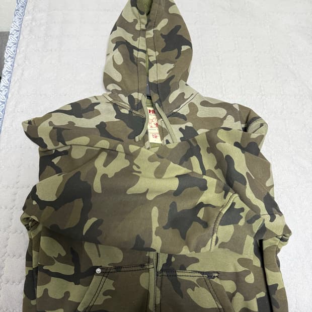 슈프림 트루릴리전 카모 후드집업 l