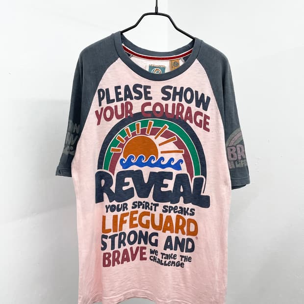 키치 컬러 프린팅 티셔츠