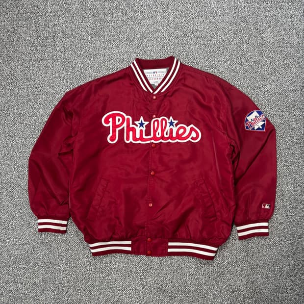 제뉴인 MLB 필라델피아 필리스 바시티 자켓 (100)