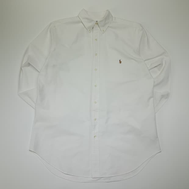 CL475 LT 폴로 00s 코튼 멀티포니 버튼다운 화이트 셔츠 남방
