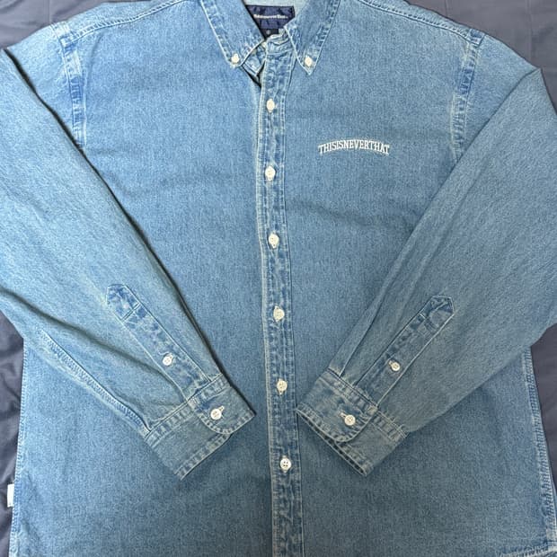 (S) 디스이즈네버댓 데님 셔츠