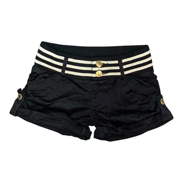 글리터 밴딩 셔링 숏 팬츠 갸루y2k펑크