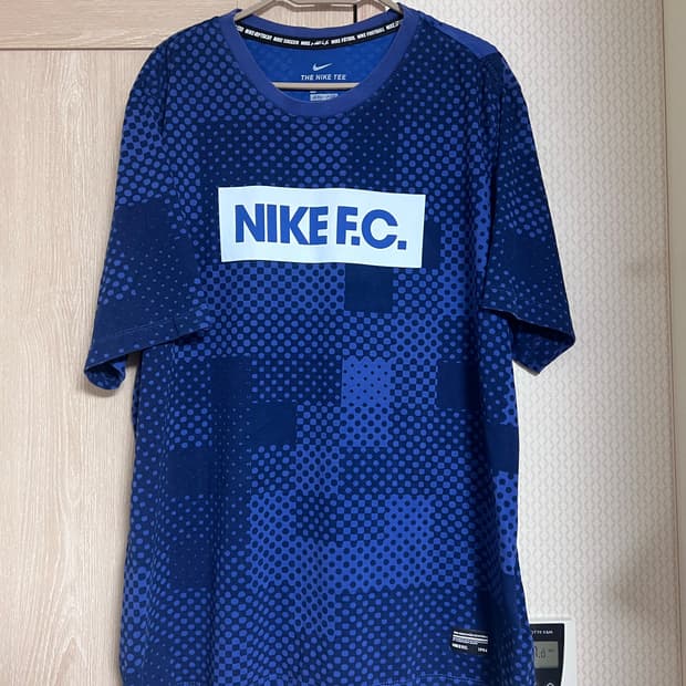 나이키 fc 네이비 패턴 티셔츠