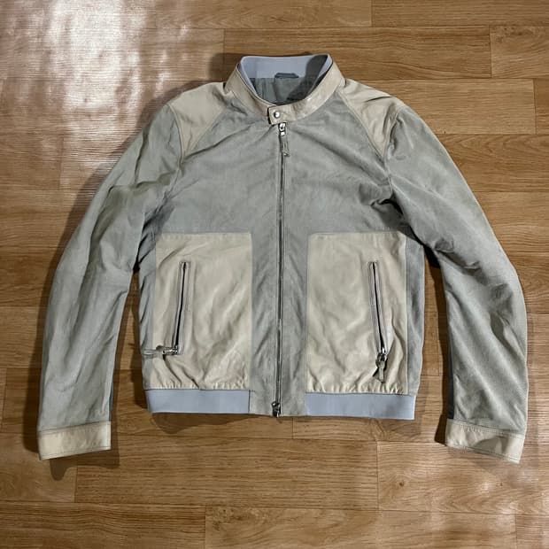 [105] 에스티듀퐁 가죽 블루종