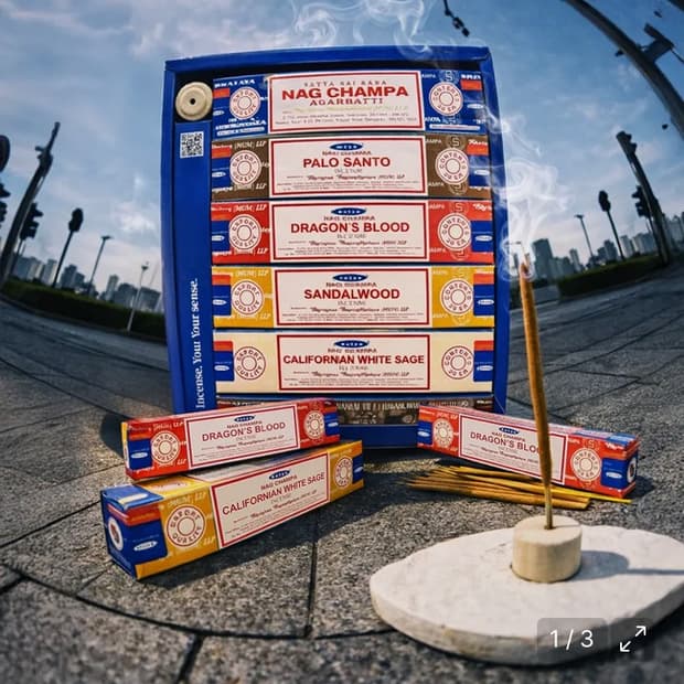 나그참파 인센스 스틱 세트