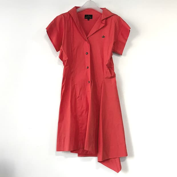 비비안웨스트우드 앵글로매니아 언발 셔츠 원피스