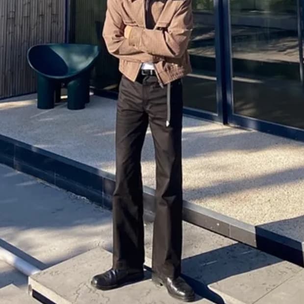 모드나인 블랙진 청바지