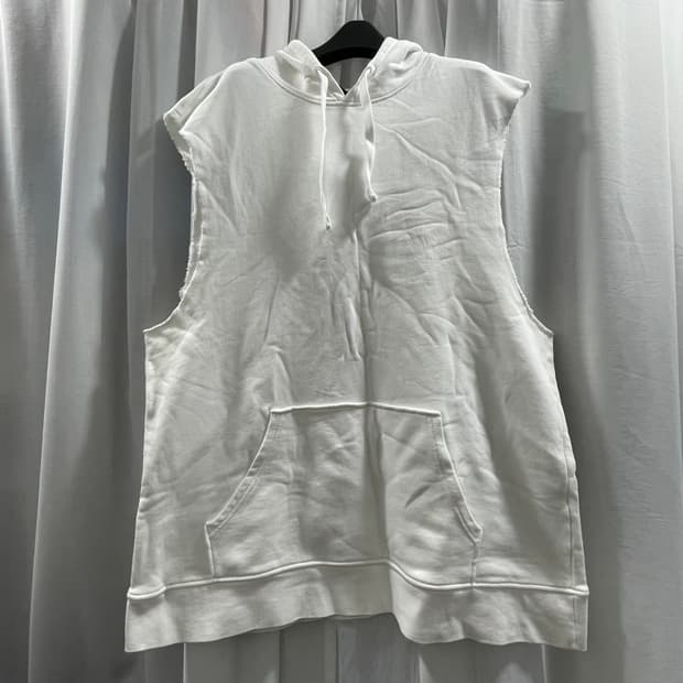 H&M/ 슬리브리스 후드티셔츠/ XL