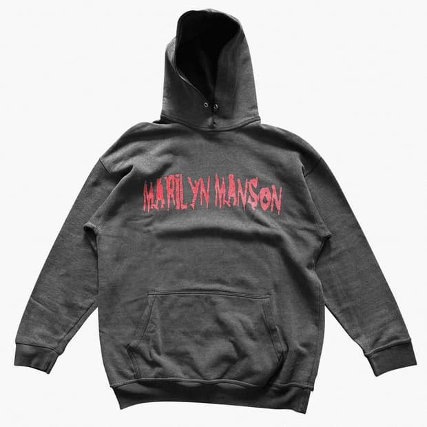 빈티지 90s Marilyn Manson Bootleg Hoodie