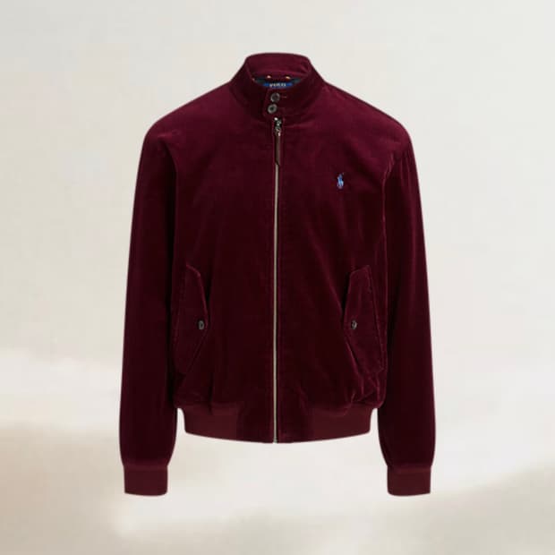 폴로 코듀로이 바라쿠다 버건디 M